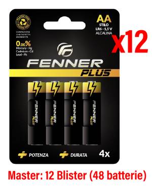 Fenner Batterie Stilo AA Alcalina FN-LR6 Inner 12Cnf/4pz