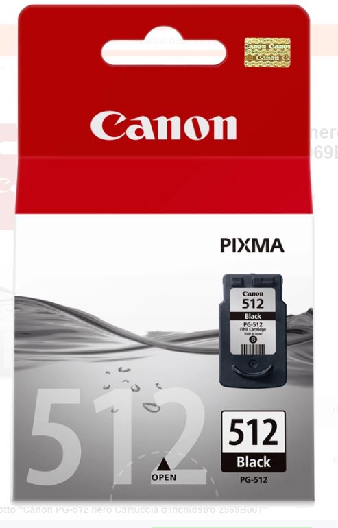 CARTUCCIA CANON 2969B001 PG-512 NERA