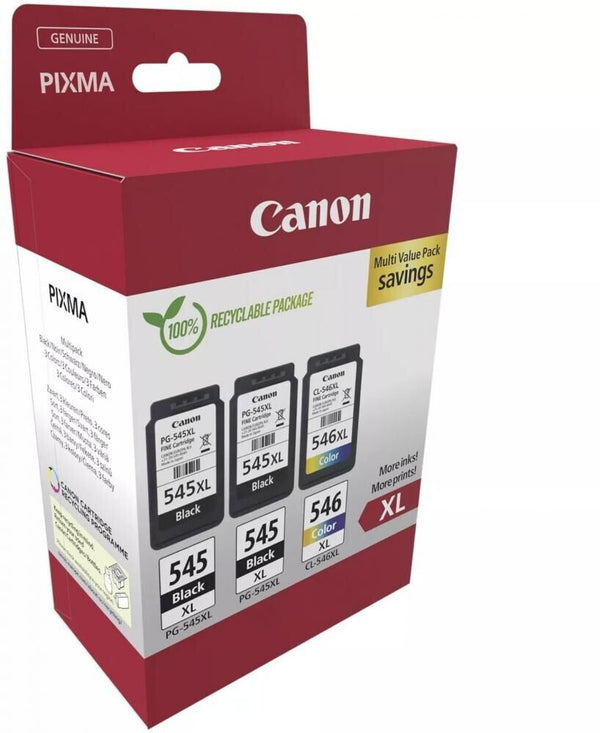 CARTUCCIA CANON MULTIPACK 8286B013 2XPG-545XL/CL-546XL