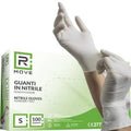RMove 1Conf. da 100pz Tg.S - Guanti Nitrile Bianco Uso Medico Senza Polvere