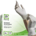 RMove 1Conf. da 100pz Tg.XL - Guanti Nitrile Bianco Uso Medico Senza Polvere