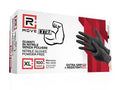 RMove 1Conf. da 100pz Tg.XL 8.5gr da Lavoro - Guanti Nitrile Nero Senza Polvere Full Grip