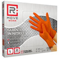 RMove Guanti Nitrile Arancione Lavoro SP FG 8.0g 1Cnf/50pz Tg L