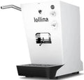 Lollocaffè Lollina+ Macchina da Caffè Bianca + 40 Cialde 44mm