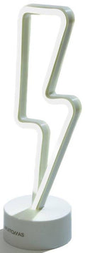 Muitomas Lampada Led Neon Bolt Type-C Bianco