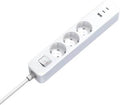Xiaomi Multipresa PowerStrip 3 Schuko + 3 USB 16A/250V 1.4M White