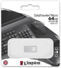 Kingston Pendrive Micro USB-A 3.2 64GB DTMC3G2/64GB Silver Metal