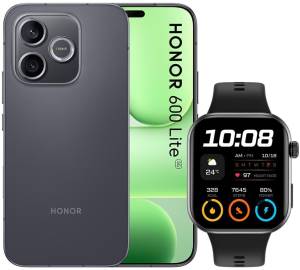 Honor 600 Lite 8+256GB 6.6" 5G Velvet Black DS + Watch 2i ITA