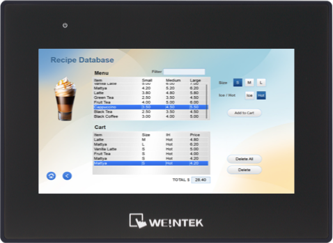 Weintek cMT2078X – pannello operatore HMI 7" con doppia Ethernet