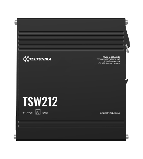 Teltonika TSW212 – switch industriale gestito 8 Gigabit + 2 SFP